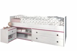 Lit avec rangement et chevet SMOOZY 24b