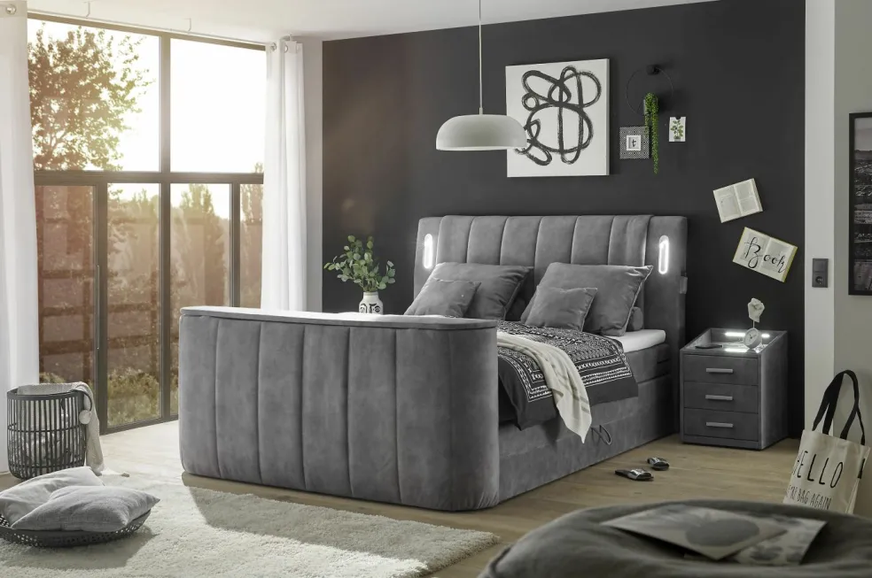 Lit boxspring DALLAS 6