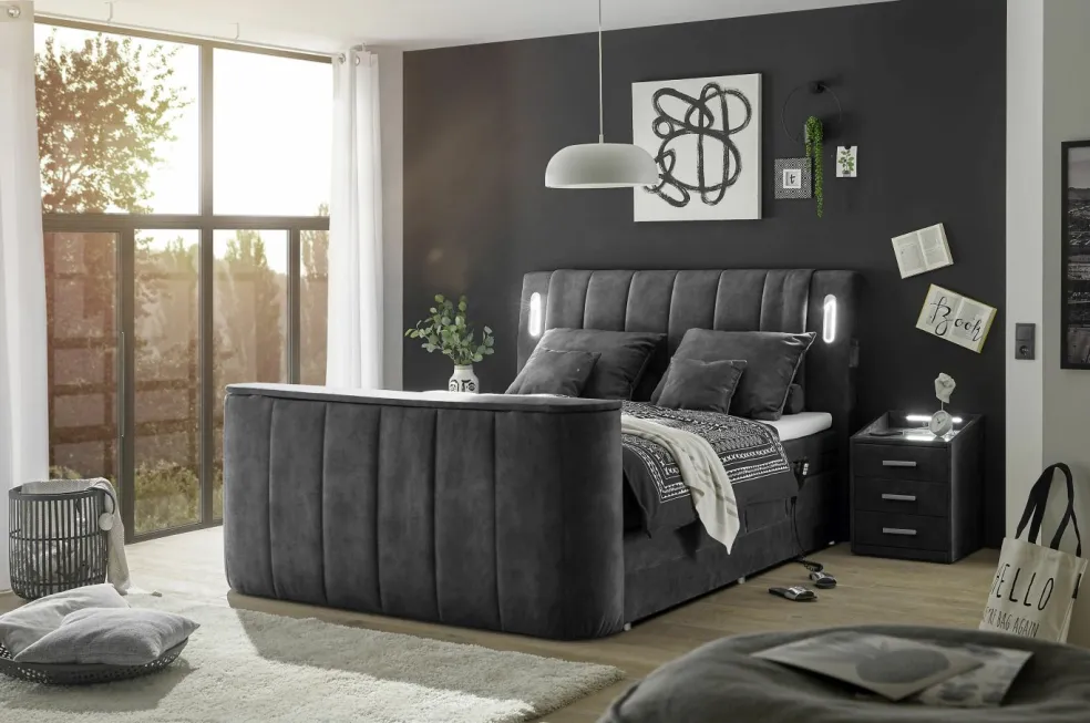 Lit boxspring DALLAS 6