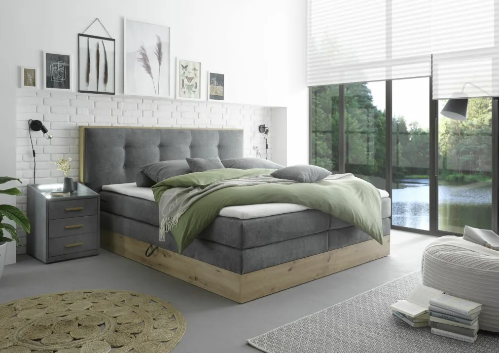 Lit boxspring PRESTON 6