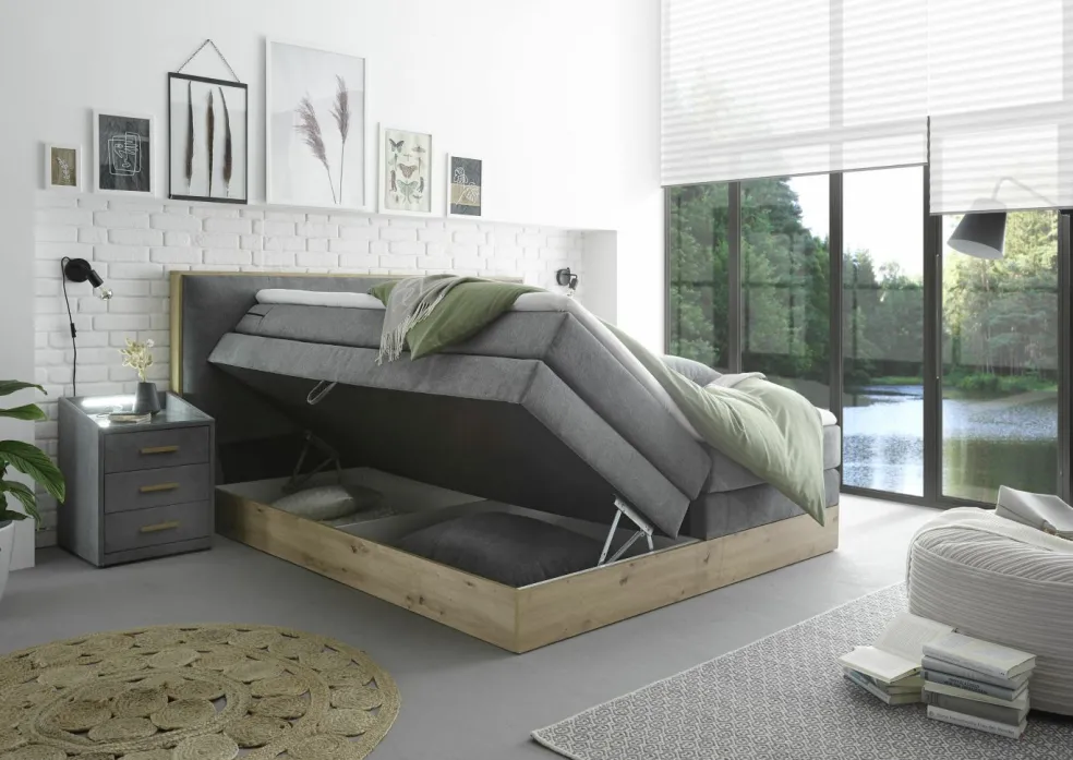 Lit boxspring PRESTON 6