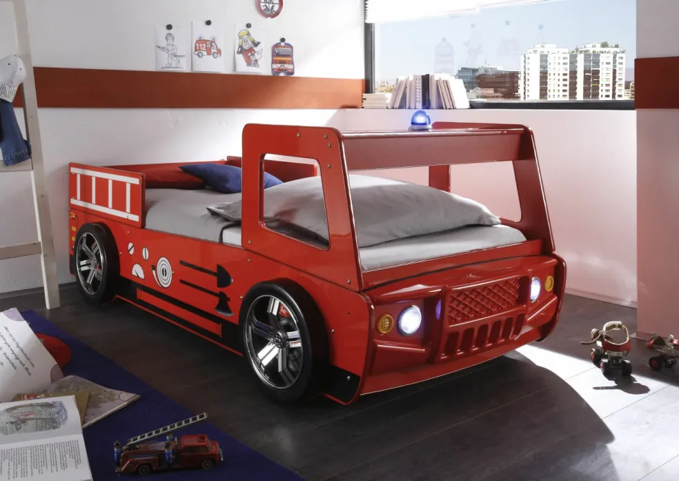 Lit camion de pompier SPARK