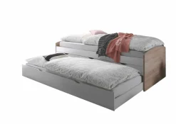 Lit gigogne avec rangement 90 x 200 cm NESSI