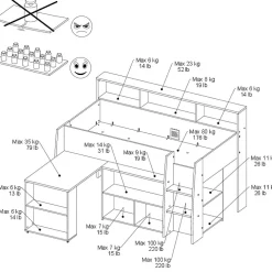 Lit mezzanine AUSTIN