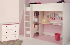Lit mezzanine avec commode SMOOZY 29a
