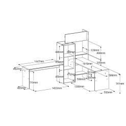 Lit mezzanine CLEVELAND
