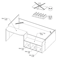 Lit mezzanine JADE 1