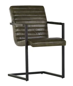 Lot de 2 chaises à piètement luge BARCELONA