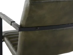 Lot de 2 chaises à piètement luge BARCELONA