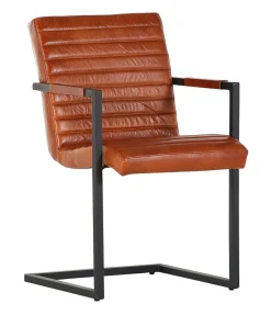 Lot de 2 chaises à piètement luge BARCELONA