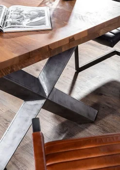 Lot de 2 chaises à piètement luge BARCELONA