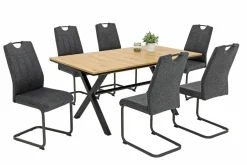 Lot de 4 chaises à piètement luge BRITTA S