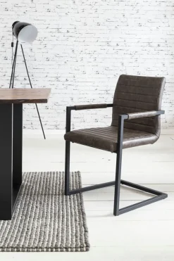 Lot de 2 chaises à piètement luge SUKARAJA