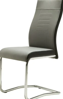 Lot de 4 chaises à piètement luge LUCKY