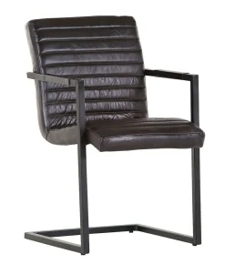 Lot de 2 chaises à piètement luge BARCELONA