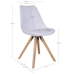 Lot de 2 chaises BERGEN