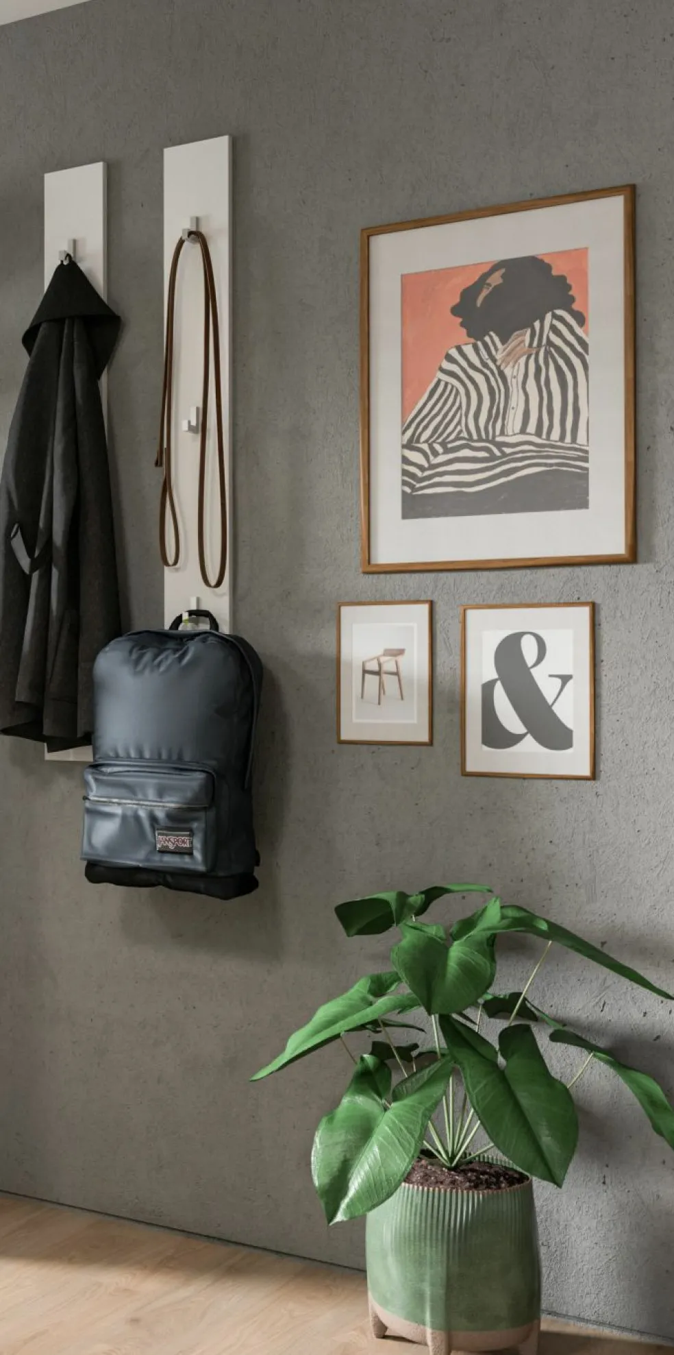 Lot de 2 panneaux muraux BODITE