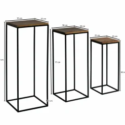 Lot de 3 sellettes  LOPBURI