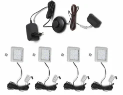 Lot de 4 spots WOLDIYA