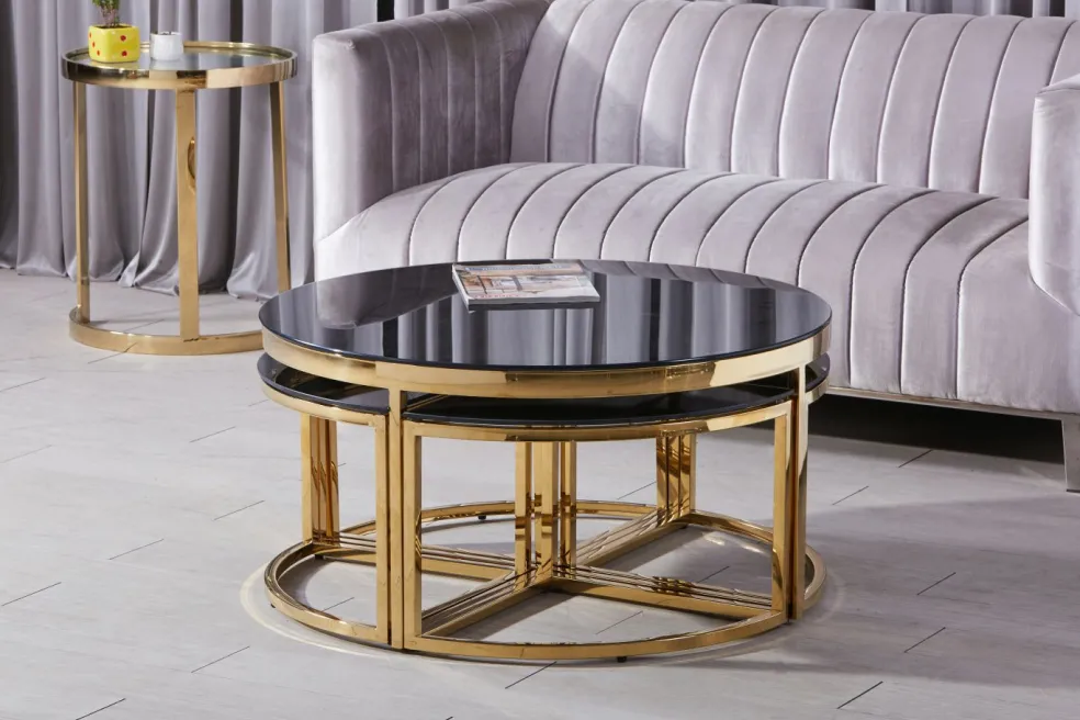 Lot de 5 tables basses C90G