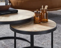 Lot de 2 tables basses DOI KIO RAI-MONG