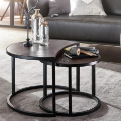 Lot de 2 tables basses DOI KHON RONG