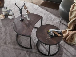 Lot de 2 tables basses DOI KHON RONG