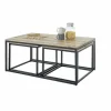 Lot de 3 tables basses gigognes HARRY