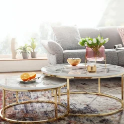 Lot de 2 tables basses LAM LUK KA