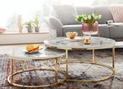 Lot de 2 tables basses LAM LUK KA