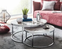 Lot de 2 tables basses LAM LUK KA