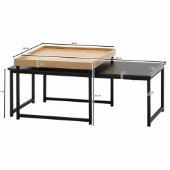 Lot de 2 tables basses MAE NAM YOM