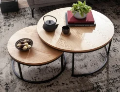 Lot de 2 tables basses MEKONG