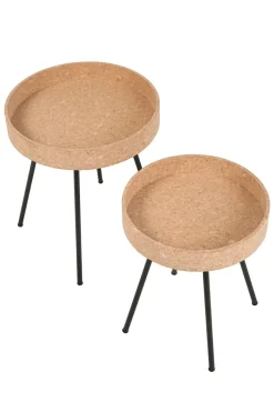 Lot de 2 tables d'appoint BARBENCON