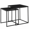 Lot de 2 tables d'appoint BURI RAM