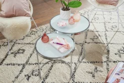 Lot de 2 tables d'appoint CHIANG RAI