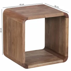 Lot de 2 tables d'appoint KRABI