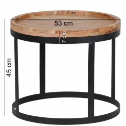 Lot de 2 tables d'appoint KHON KAEN