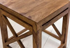 Lot de 2 tables d'appoint KAMPHAENG PHET