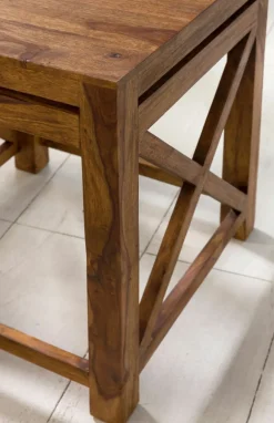 Lot de 2 tables d'appoint KAMPHAENG PHET