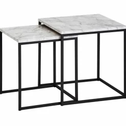 Lot de 2 tables d'appoint LAMPHUN