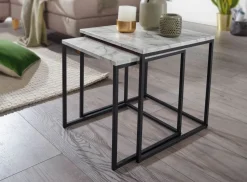 Lot de 2 tables d'appoint LAMPHUN