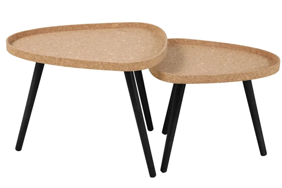 Lot de 2 tables d'appoint THON