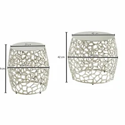 Lot de 2 tables d'appoint WICHIAN BURI