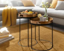 Lot de 2 tables d'appoint YALA