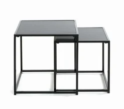 Lot de 2 tables d'appoint YORK