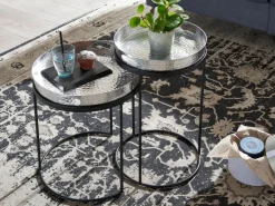 Lot de 2 tables d'appoint YALA