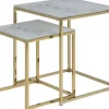 Lot de 2 tables gigognes ALISMA