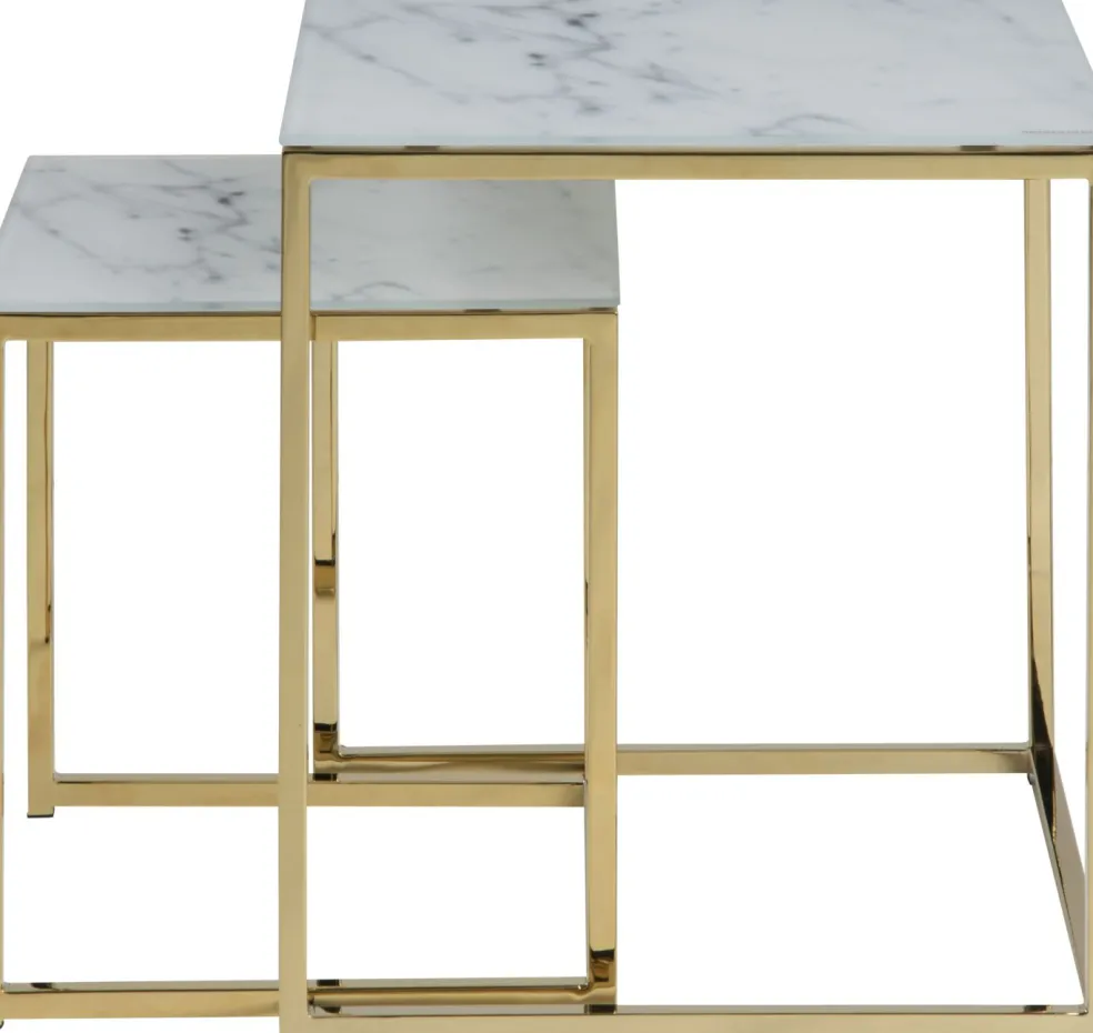 Lot de 2 tables gigognes ALISMA