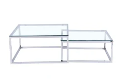 Lot de 2 tables gigognes C89A